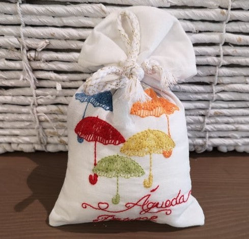 Sachê Bordado de Lavanda - Águeda