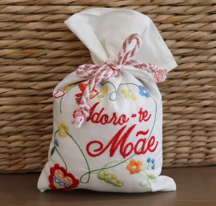 Kit Pano de Cozinha + Sachê Lavanda ADORO-TE MÃE