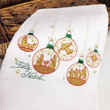 Pano de Cozinha BOLAS DE NATAL