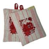 Pegas de Cozinha Natal GLOBO (Pack 2 unidades)