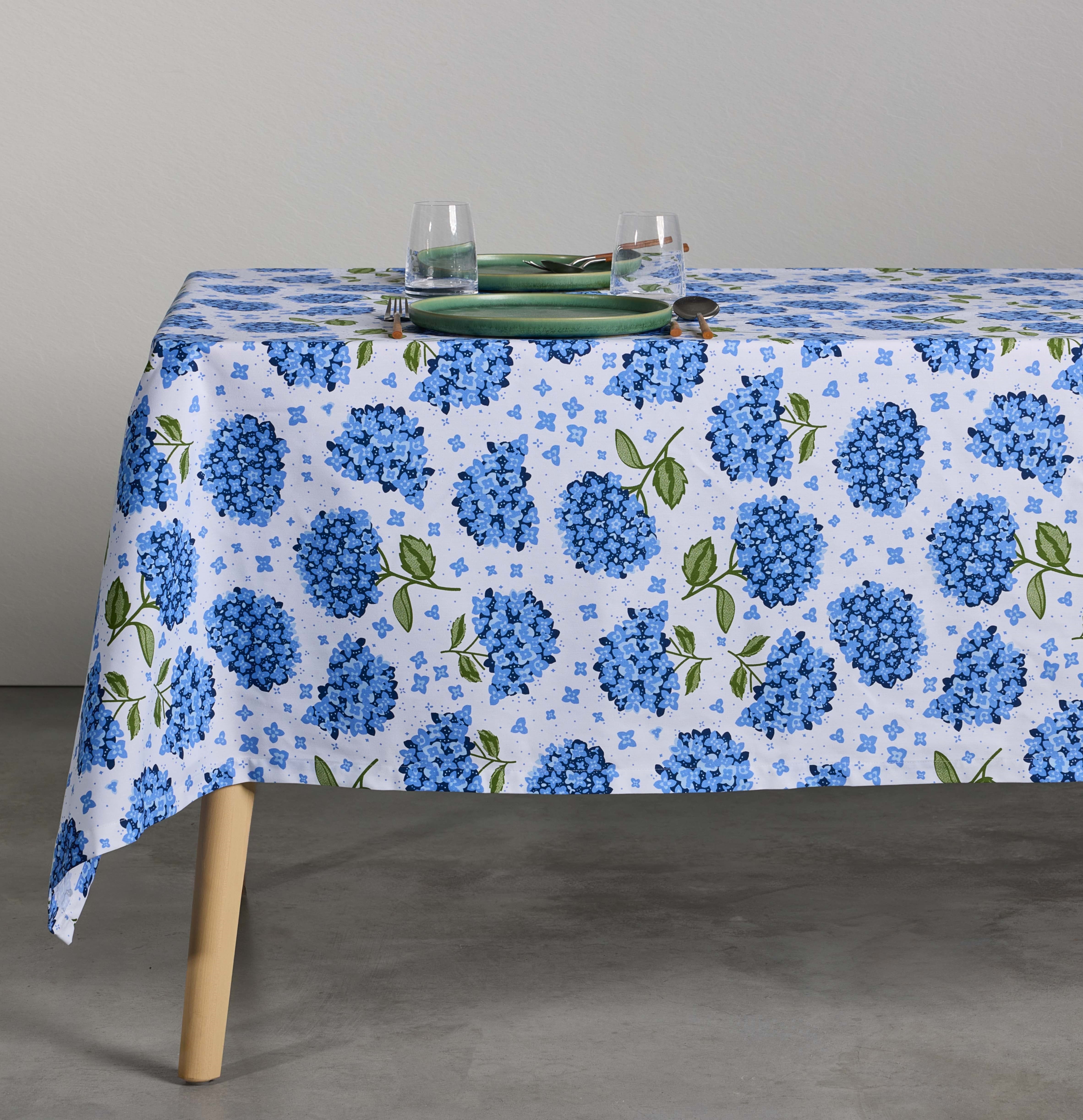 Toalha de mesa antinódoa HORTÊNSIAS