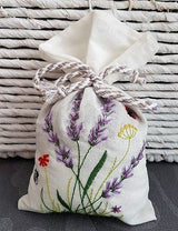 Sachê Bordado de Lavanda - Alfazema